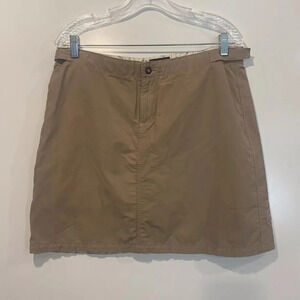 Horny Toad Beige‎ Rip Stop Skort Skirt Womens Size 8 (701)